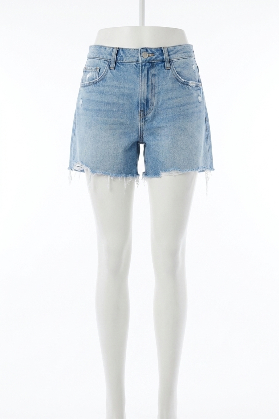 NEW DAZE crossroads mid rise loose shorts in pulse
